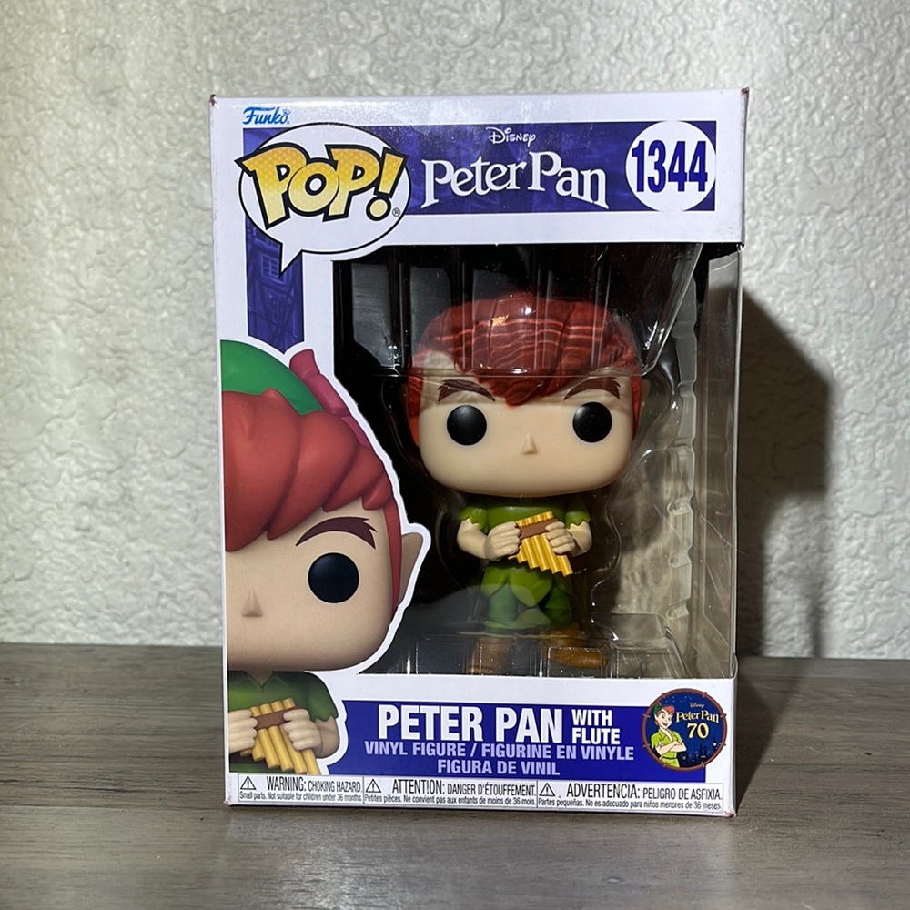 Peter Pan With Flute Funko Pop 1344 - 70th Anniversary Edition
